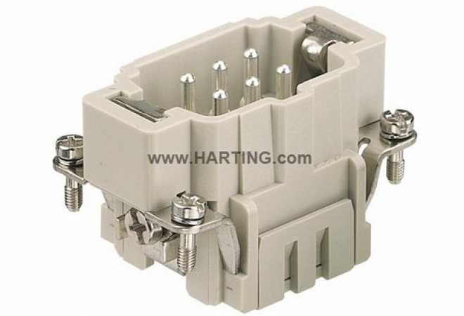 Harting Käfigzugfederanschluss Han 6ES-M