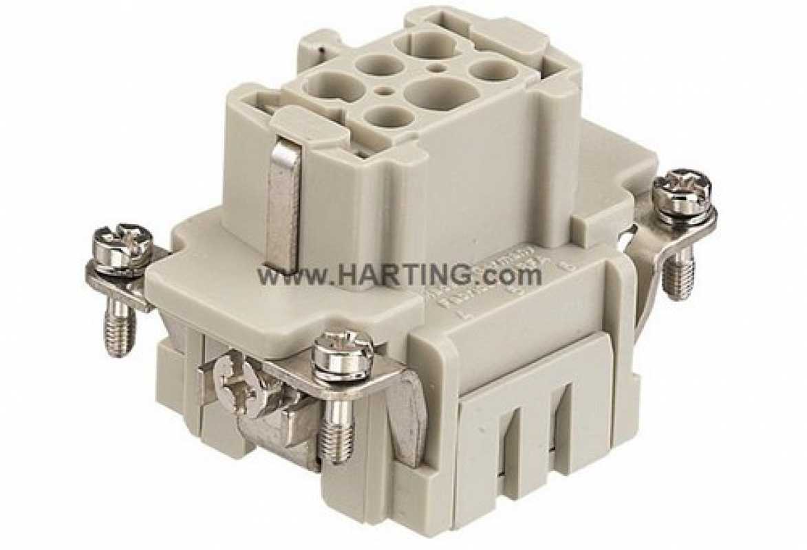 Harting Käfigzugfederanschluss Han 6ES-F