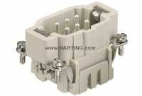 Harting Käfigzugfederanschluss Han 6ES-M